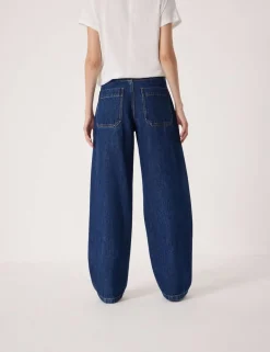 Mid Rise Straight Leg Jeans