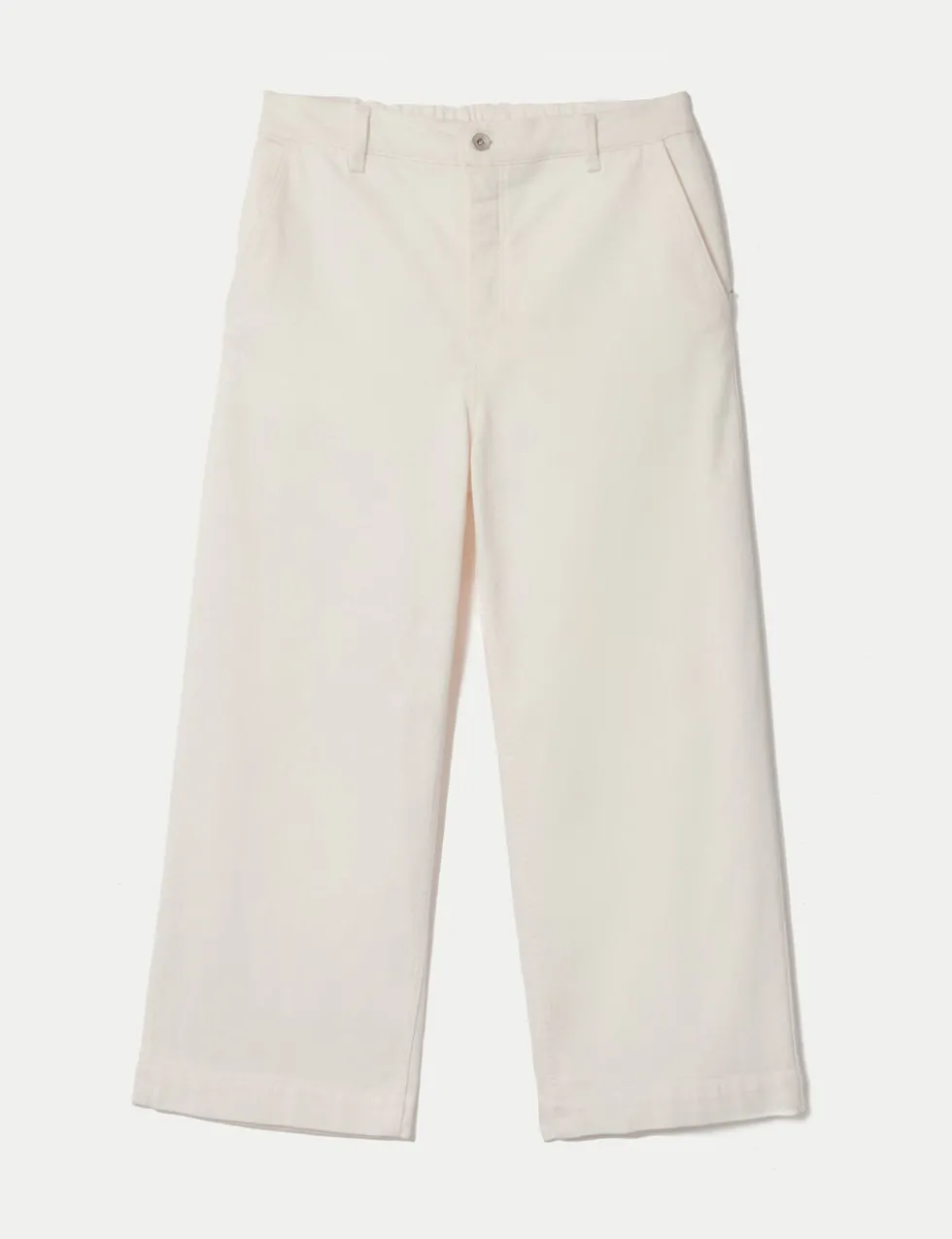 Mid Rise Wide Leg Ankle Grazer Jeans