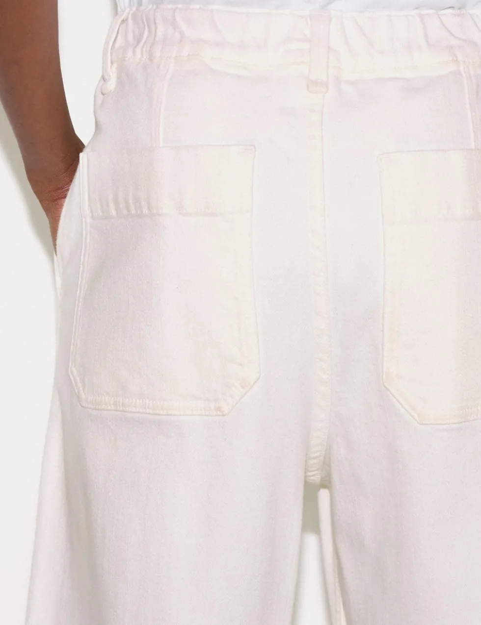 Mid Rise Wide Leg Ankle Grazer Jeans
