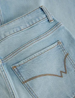 Mid Rise Wide Leg Jeans