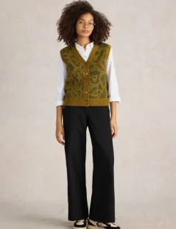 Mid Rise Wide Leg Jeans