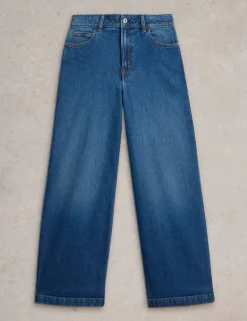 Mid Rise Wide Leg Jeans