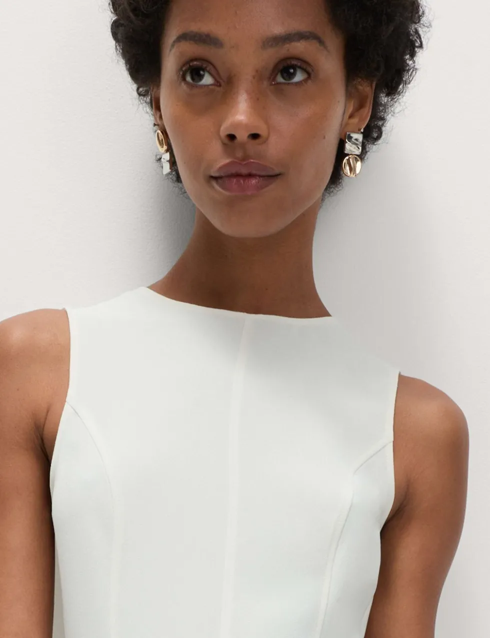 Midaxi Waisted Dress