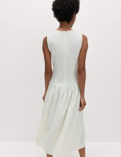 Midaxi Waisted Dress
