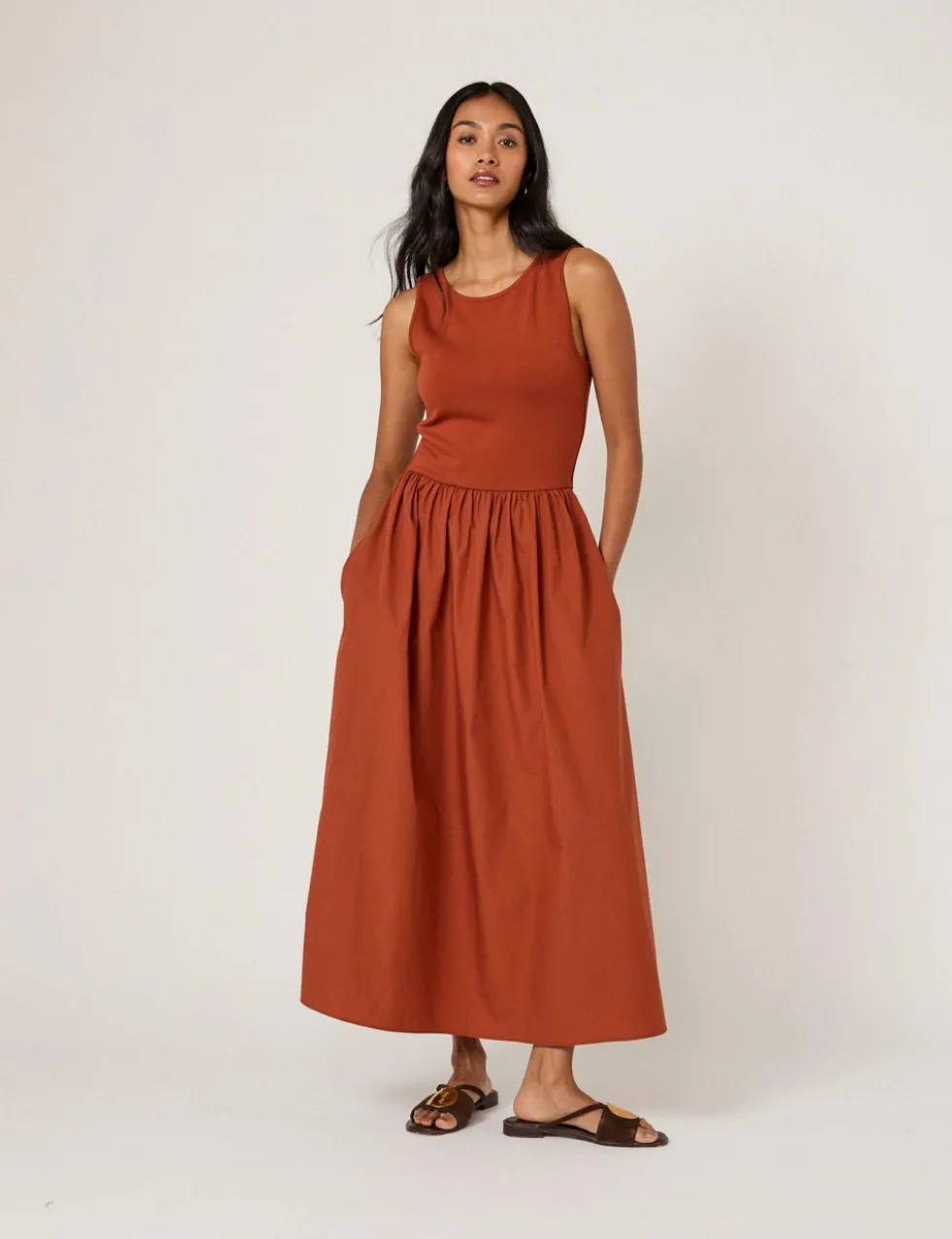 Midi Waisted Dress