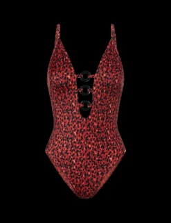 Midnight Swim Animal Print Swimsuit (B-D)
