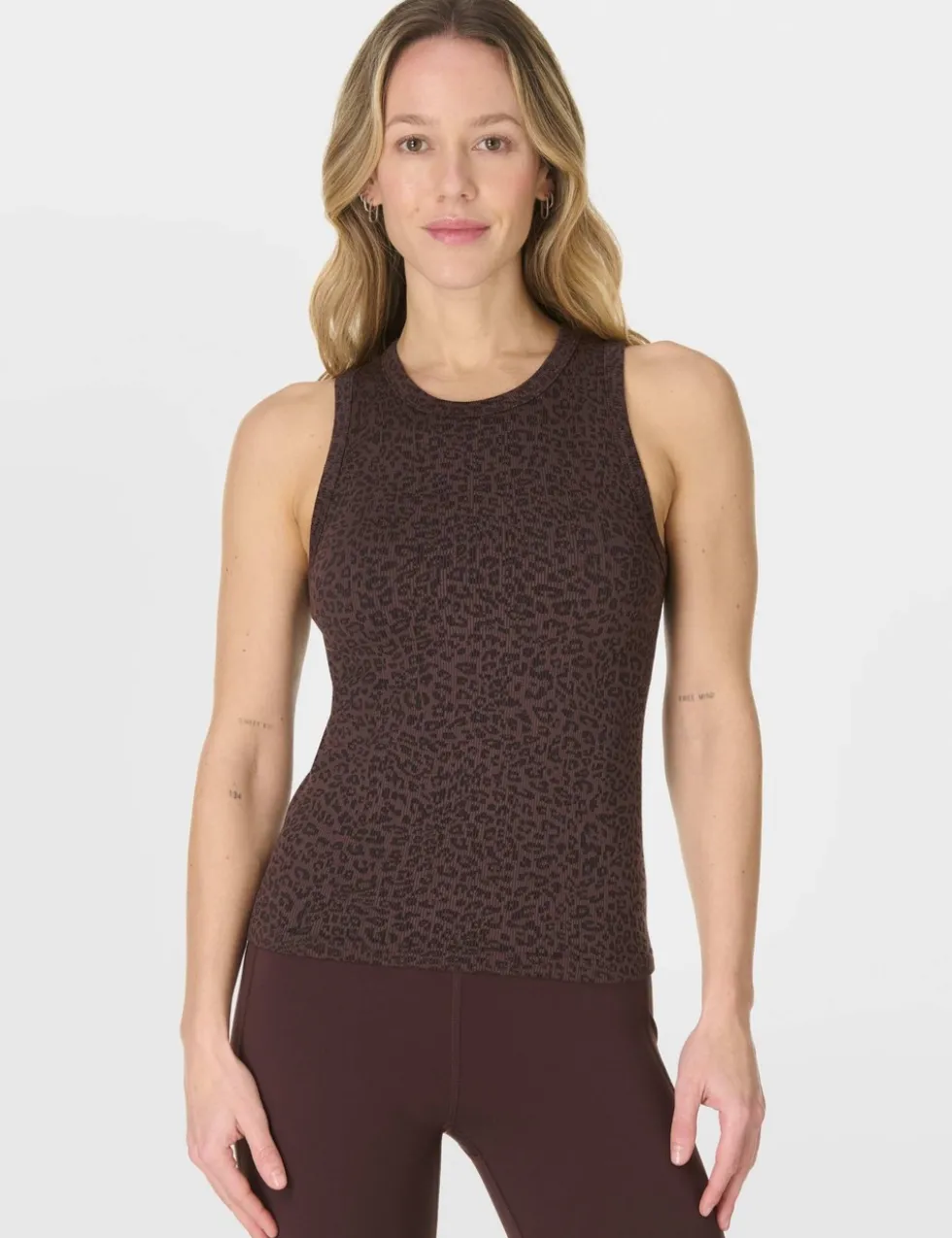 Mindful Flex Modal Rich Animal Print Vest Top