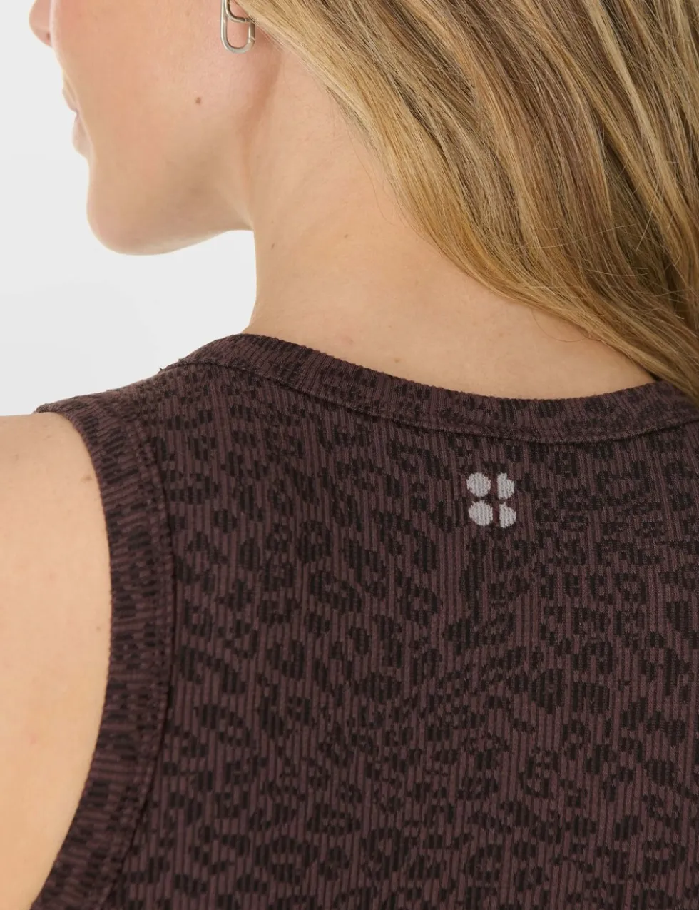 Mindful Flex Modal Rich Animal Print Vest Top