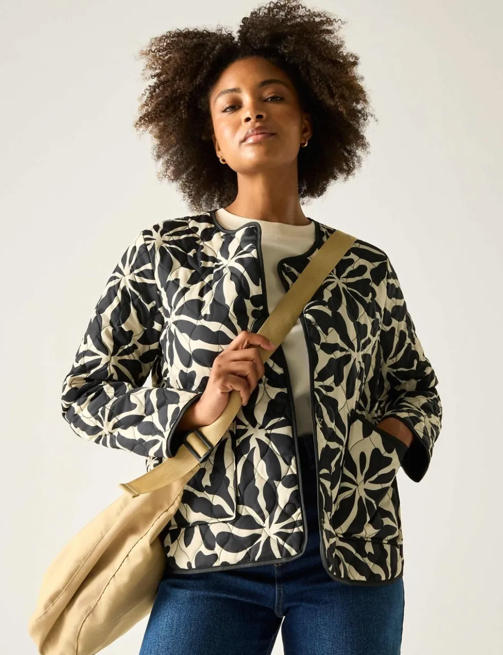 Mira Floral Oversized Puffer Jacket