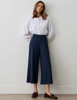 Miribel Ponte Jersey Wide Leg Trouser