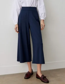 Miribel Ponte Jersey Wide Leg Trouser