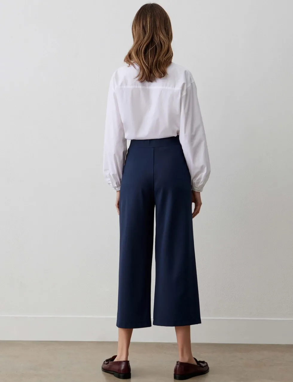 Miribel Ponte Jersey Wide Leg Trouser