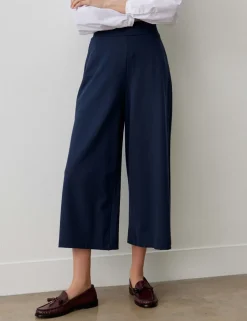 Miribel Ponte Jersey Wide Leg Trouser