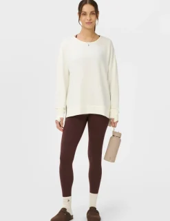 Modal Blend Tie Back Relaxed Sweatshirt