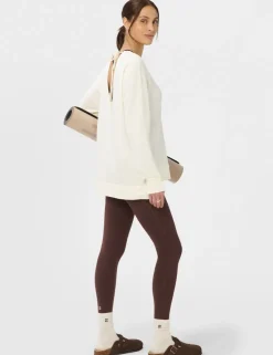 Modal Blend Tie Back Relaxed Sweatshirt