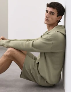 Modal Blend Zip Through Hoodie