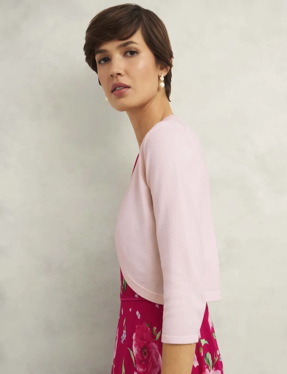 Modal Rich Cropped Cardigan