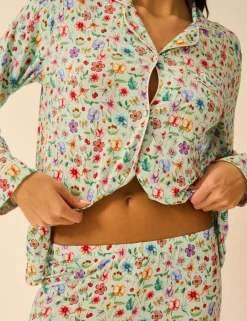 Modal Rich Floral Revere Pyjama Set