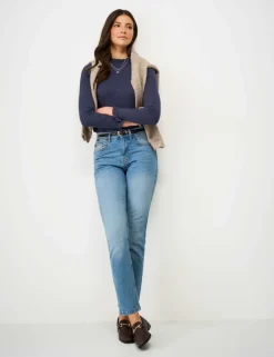 Modal Rich Frill Neck Blouse