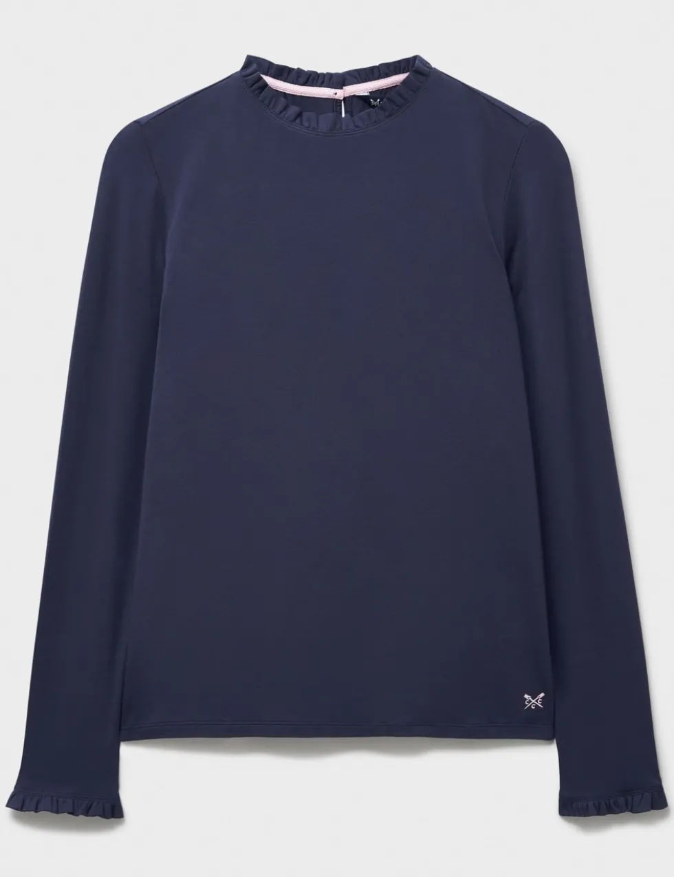 Modal Rich Frill Neck Blouse