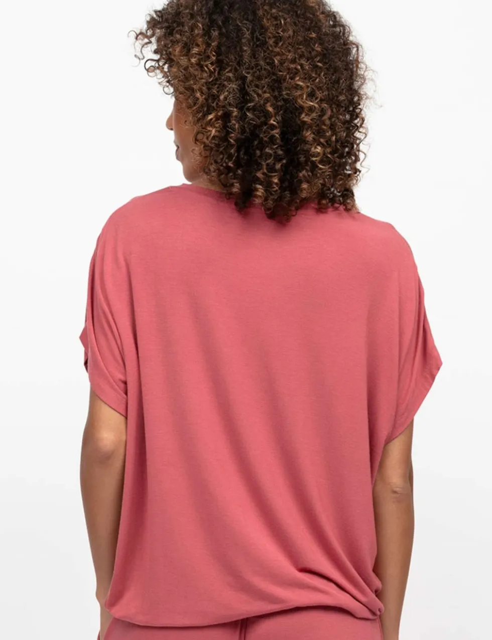 Modal Rich Jersey Cuffed Hem Pyjama Top