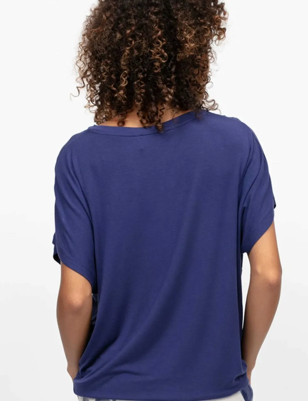 Modal Rich Jersey Cuffed Hem Pyjama Top