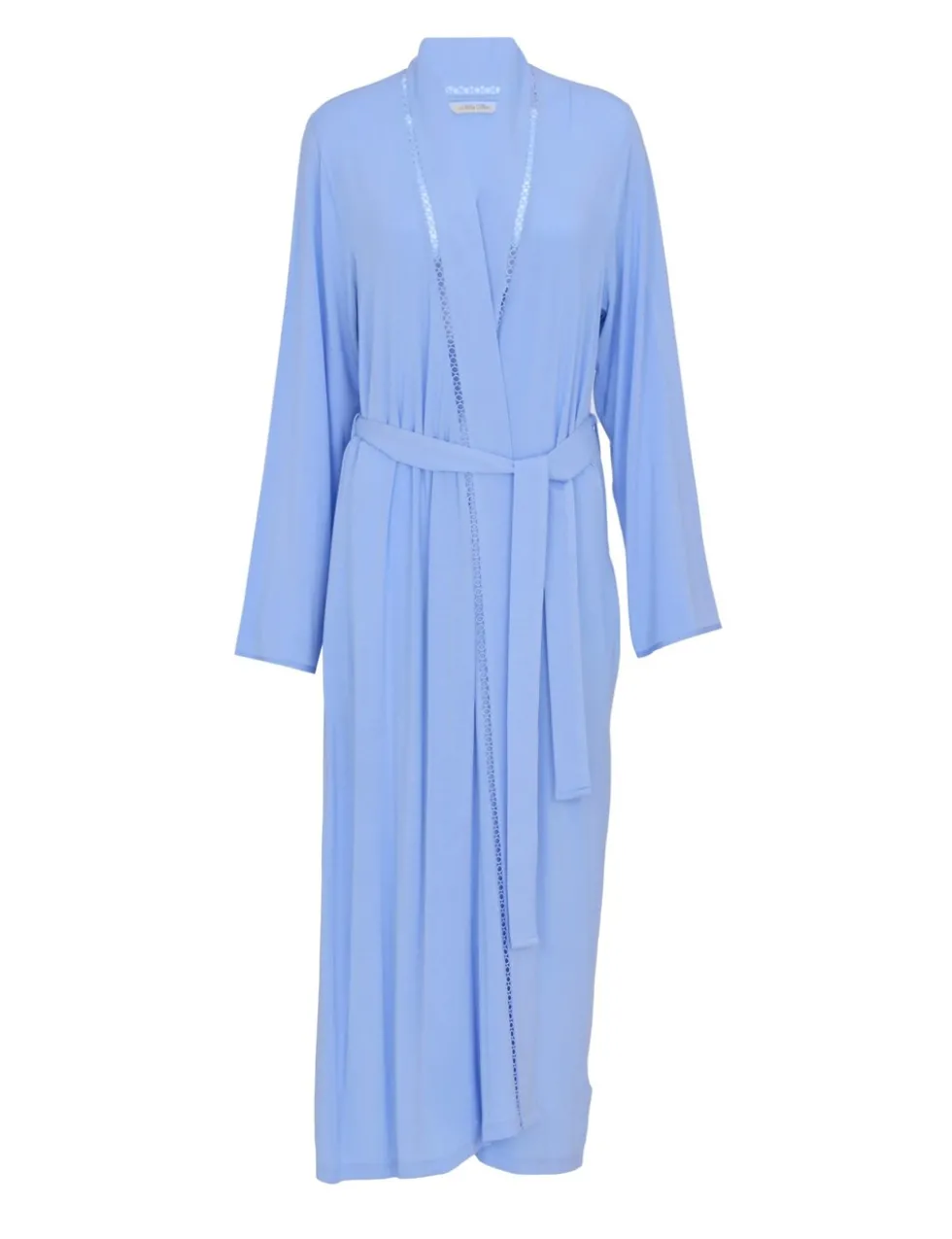 Modal Rich Lace Detail Dressing Gown