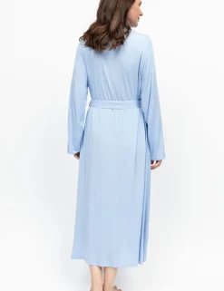 Modal Rich Lace Detail Dressing Gown
