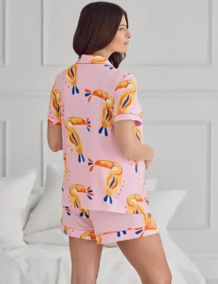 Modal Rich Maternity Toucan Shortie Set