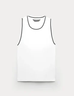 Modal Rich Rib Fitted Bra Vest Top