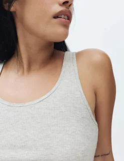 Modal Rich Ribbed Cami Pyjama Top