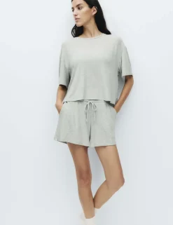 Modal Rich Ribbed Pyjama Shorts