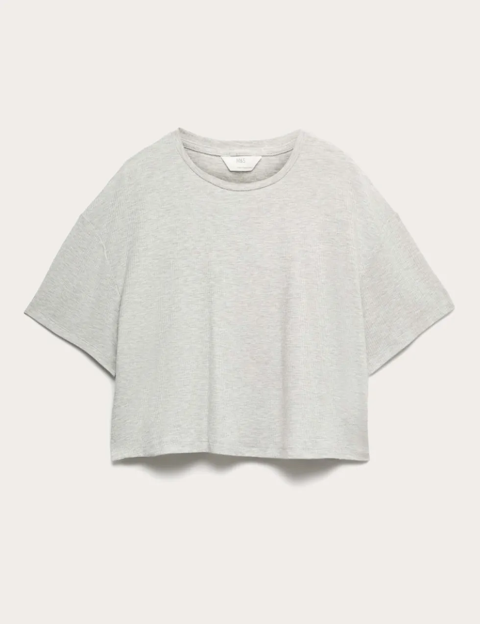 Modal Rich Ribbed Pyjama Top