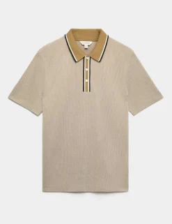 Modal Rich Tipped Soft Polo Shirt