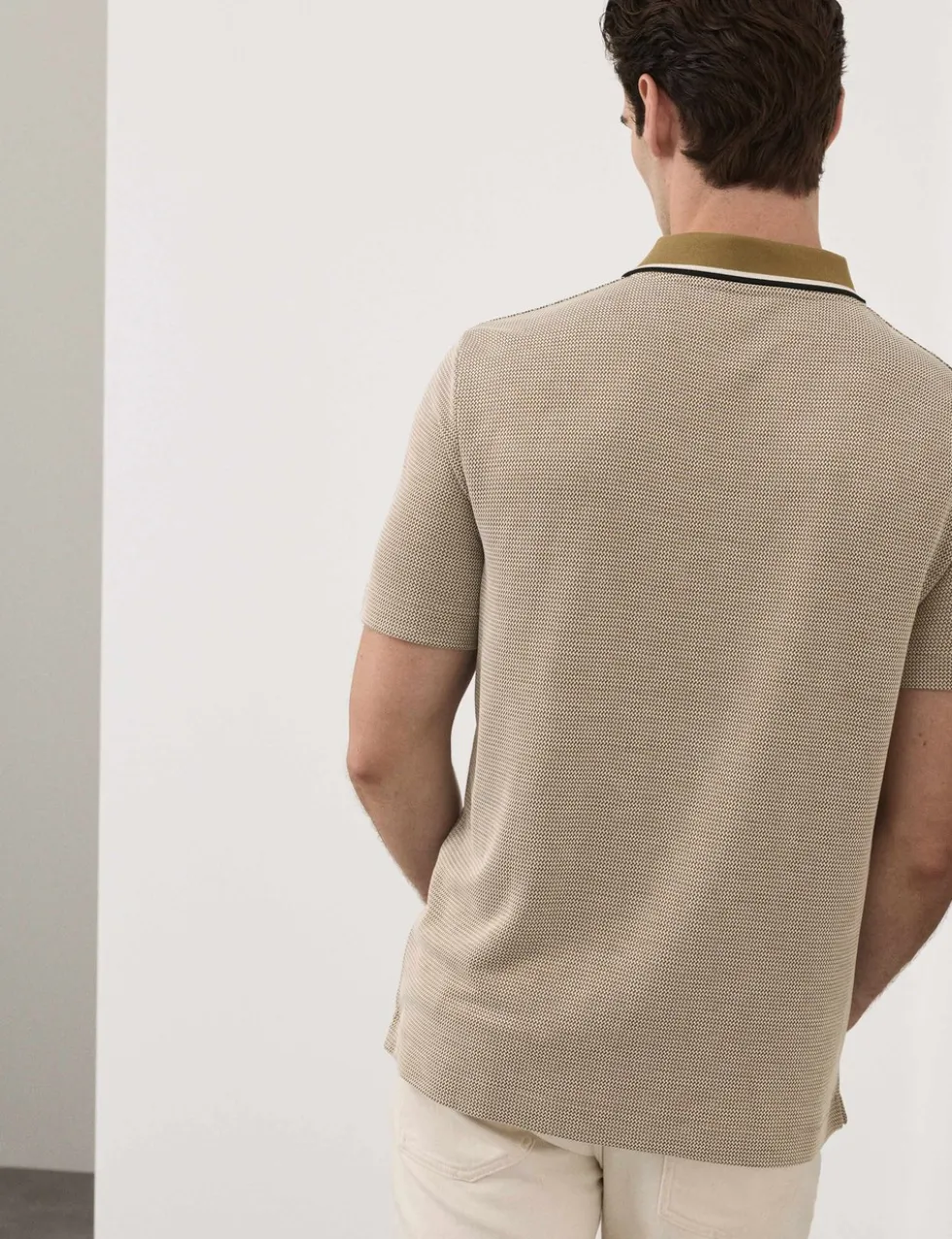 Modal Rich Tipped Soft Polo Shirt