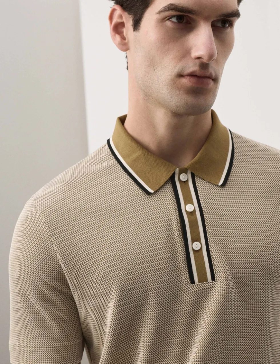 Modal Rich Tipped Soft Polo Shirt