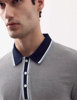 Modal Rich Tipped Soft Polo Shirt