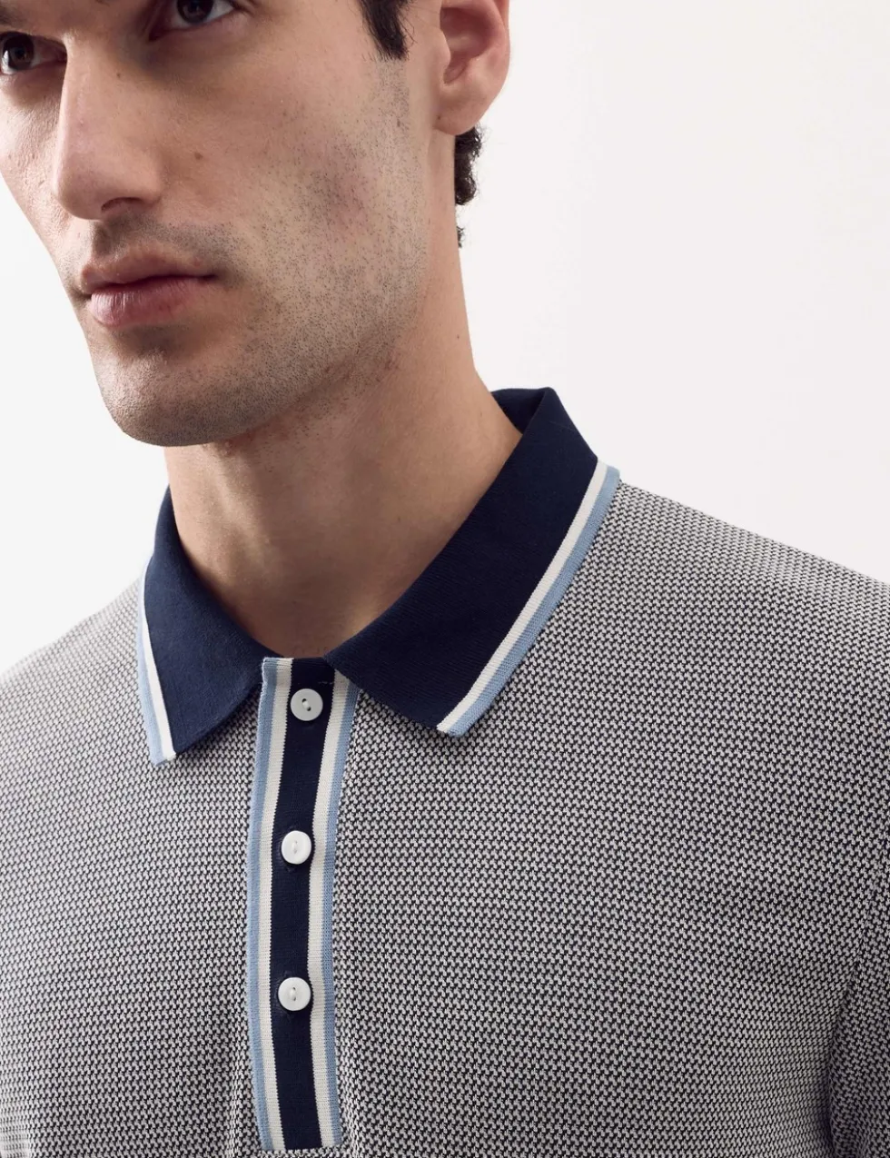 Modal Rich Tipped Soft Polo Shirt
