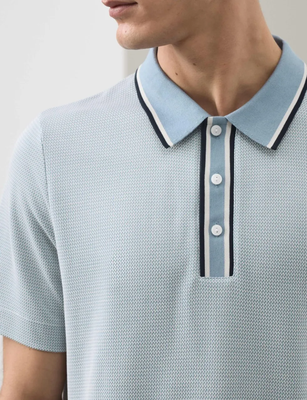 Modal Rich Tipped Soft Polo Shirt