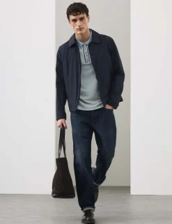 Modal Rich Tipped Soft Polo Shirt