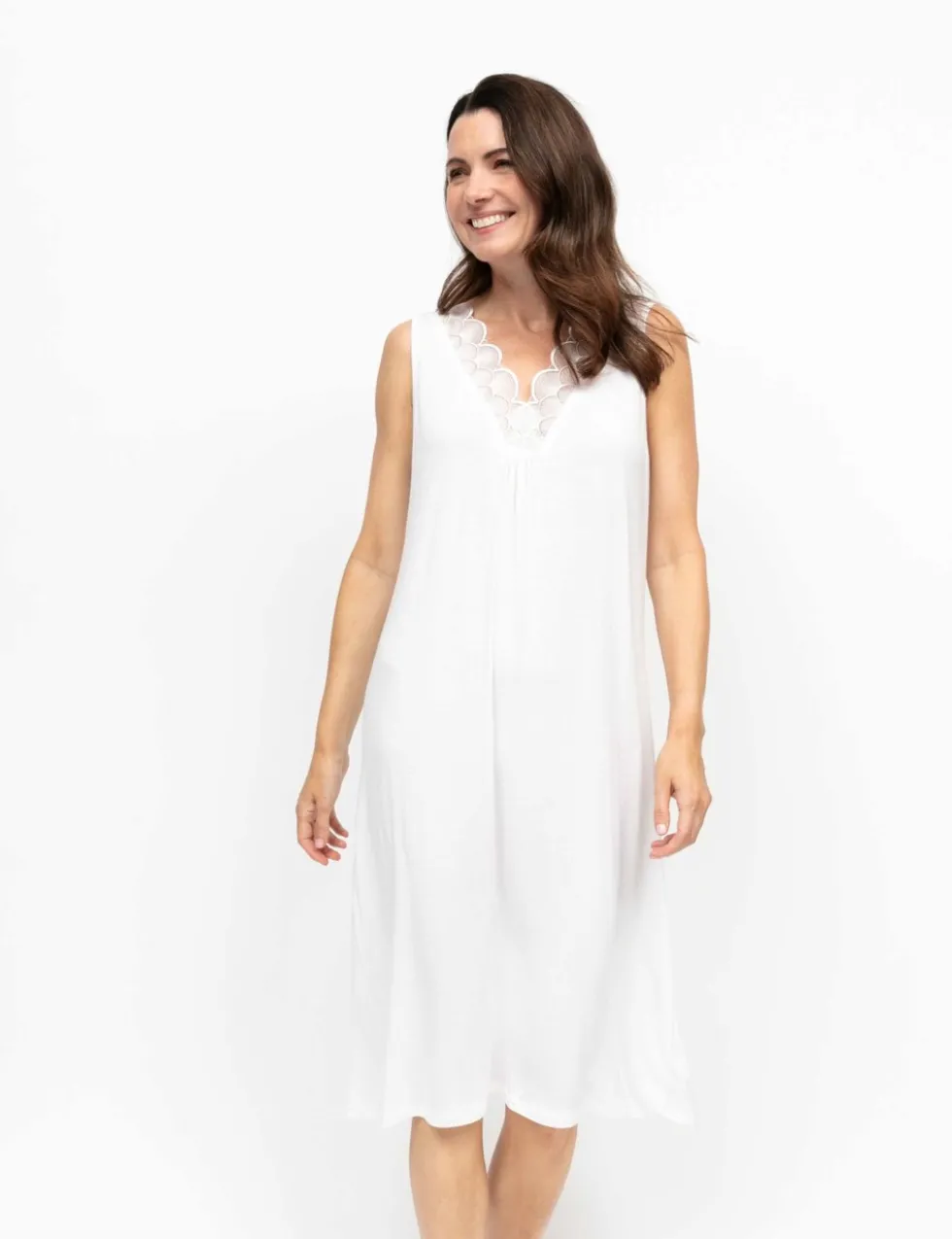 Modal Rich V-Neck Nightdress