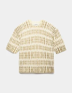 Mohair Blend Patterned Jumper