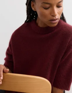 Mohair Blend Textured Jumper