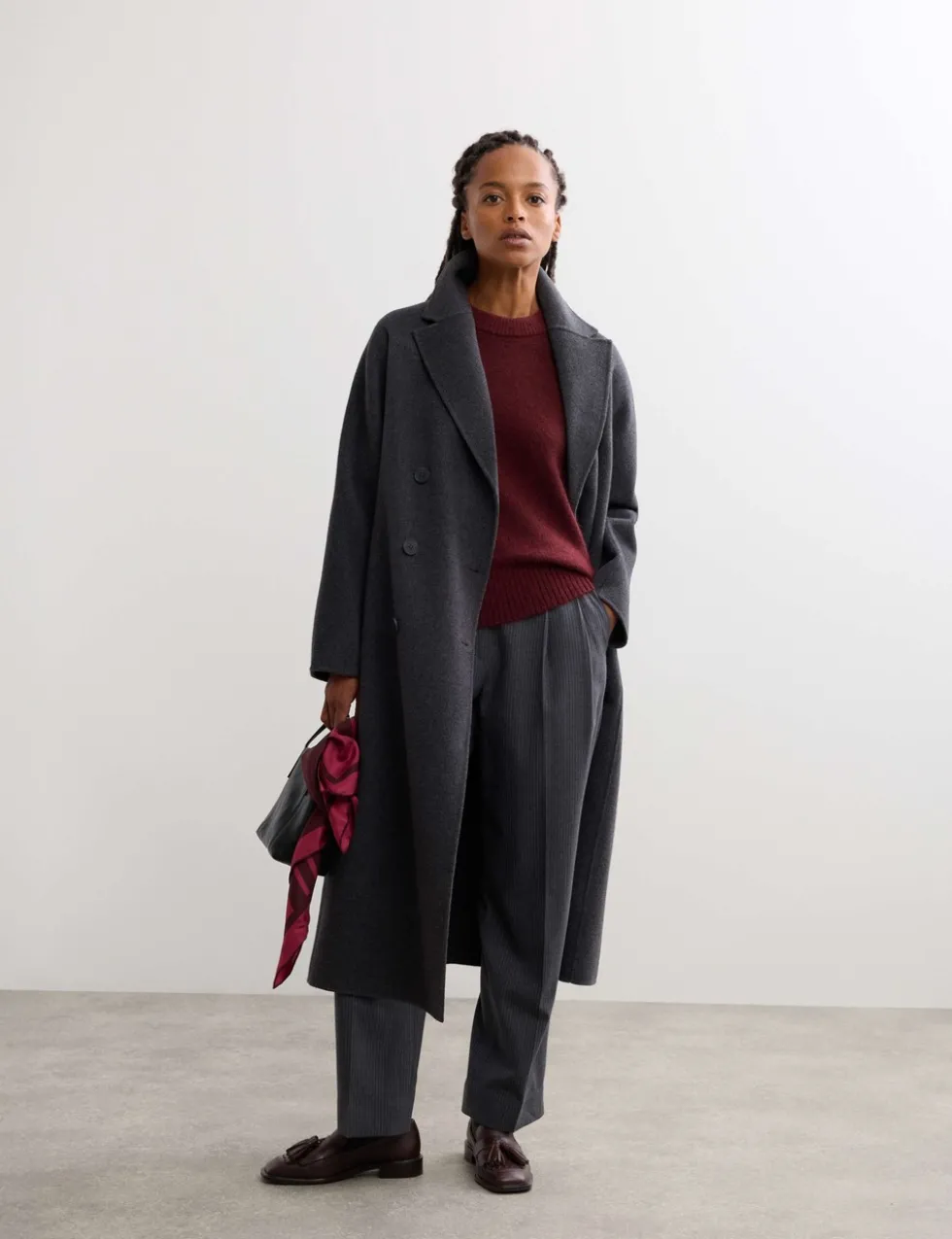 Mohair Blend Textured Jumper