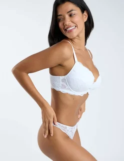 Mollie Lace Wired Plunge Bra (B-G)