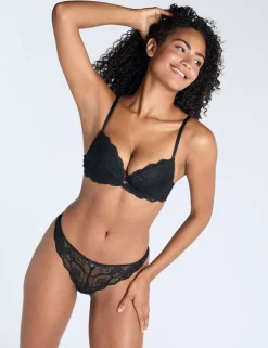 Mollie Lace Wired Plunge Bra (B-G)