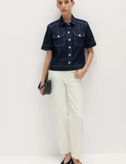 Mom High Waisted Ankle Grazer Jeans