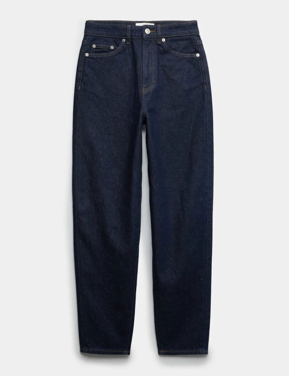 Mom High Waisted Ankle Grazer Jeans