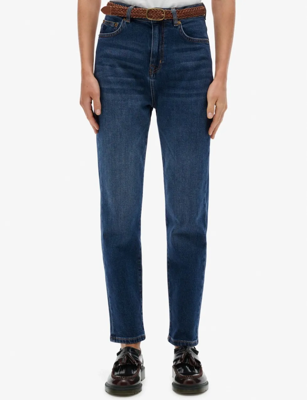 Mom High Waisted Slim Fit Jeans