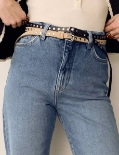 Mom Lyocell Blend Denim Slim Jeans
